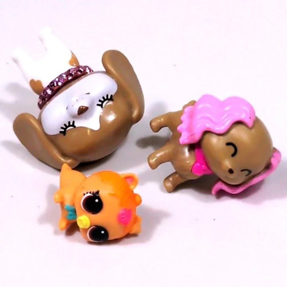 Barbie Chelsea Pets Dog Puppy Honey & L.O.L. Surprise Orange Cat Pet Lot Retired